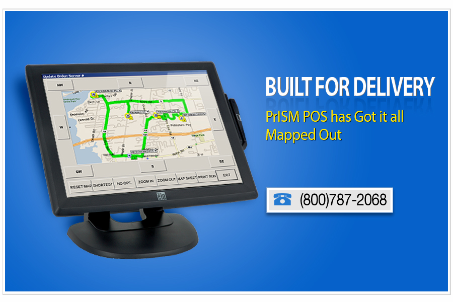 restaurant point of sale that is built for delivery prism pos has got it all mapped out