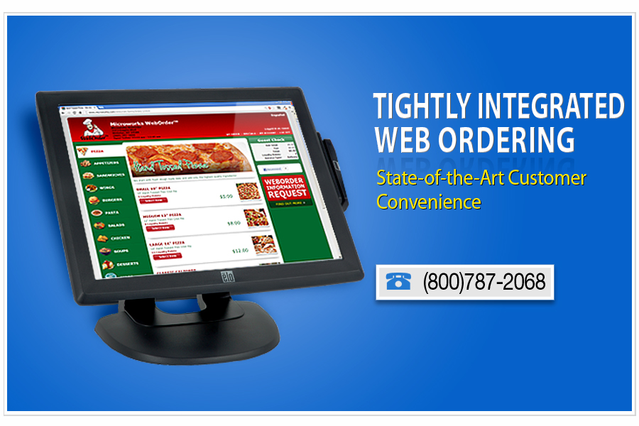 tightly integrated web ordering with state of the art customer convenience